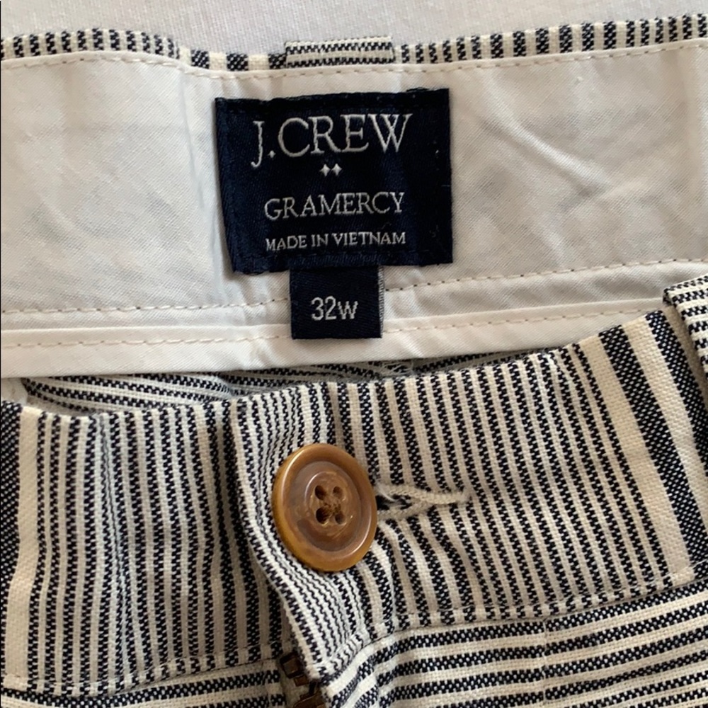 J. Crew || Striped Flat Front Short - Picture 2 of 3